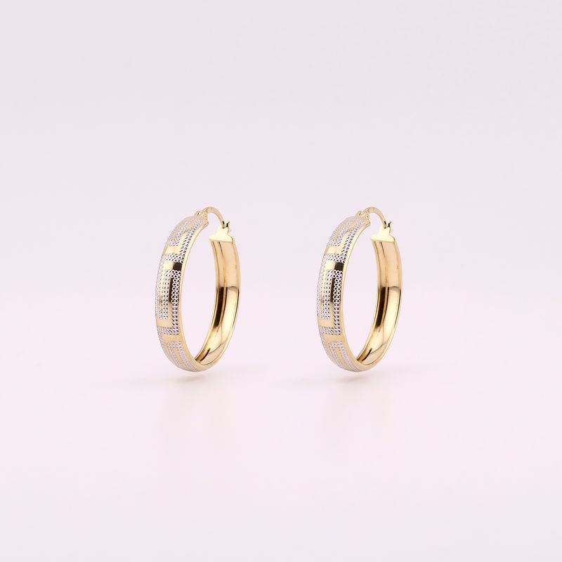 Arracadas Griegas 14k 3.3g