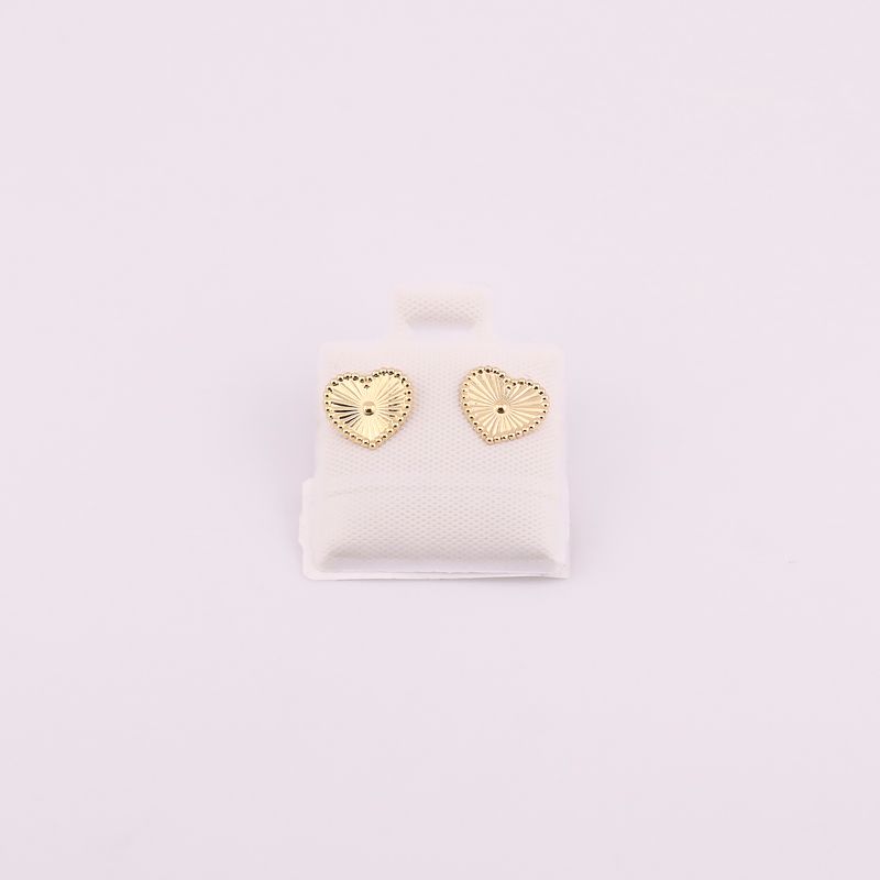 Broqueles Corazon 10k 0.2g