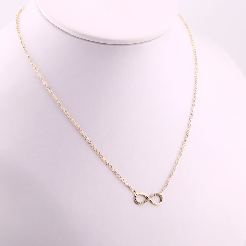 Gargantilla Infinito Liso C/p 14k 2.4g