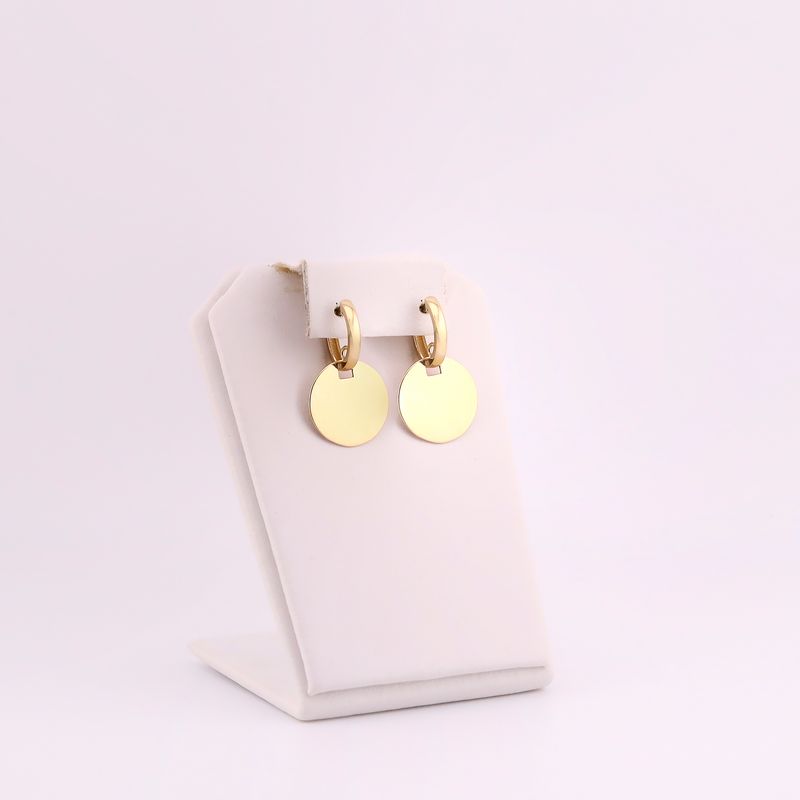Aretes Huggies Circ. 14k 4.7g