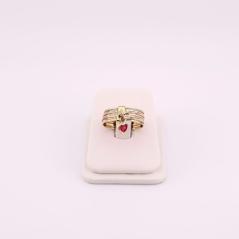 Anillo Semanario 14k 3.1g #8.5