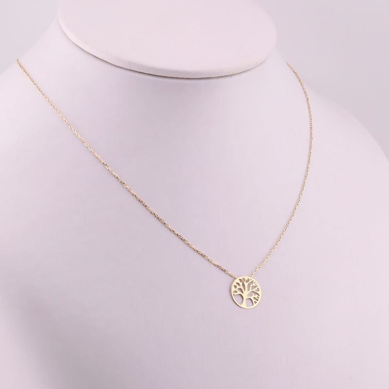 Gargantilla Arbol De La Vida 14k 1.5g