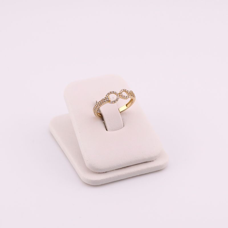 Anillo Circulos C/p 14k 1.4g #6