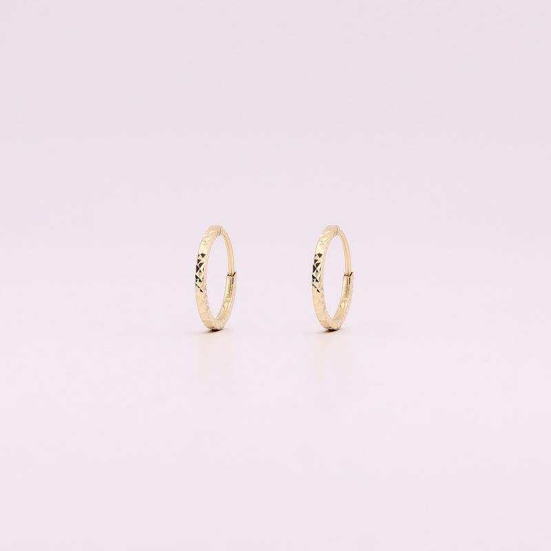 Arracadas Aguja Diam. 14k 1g