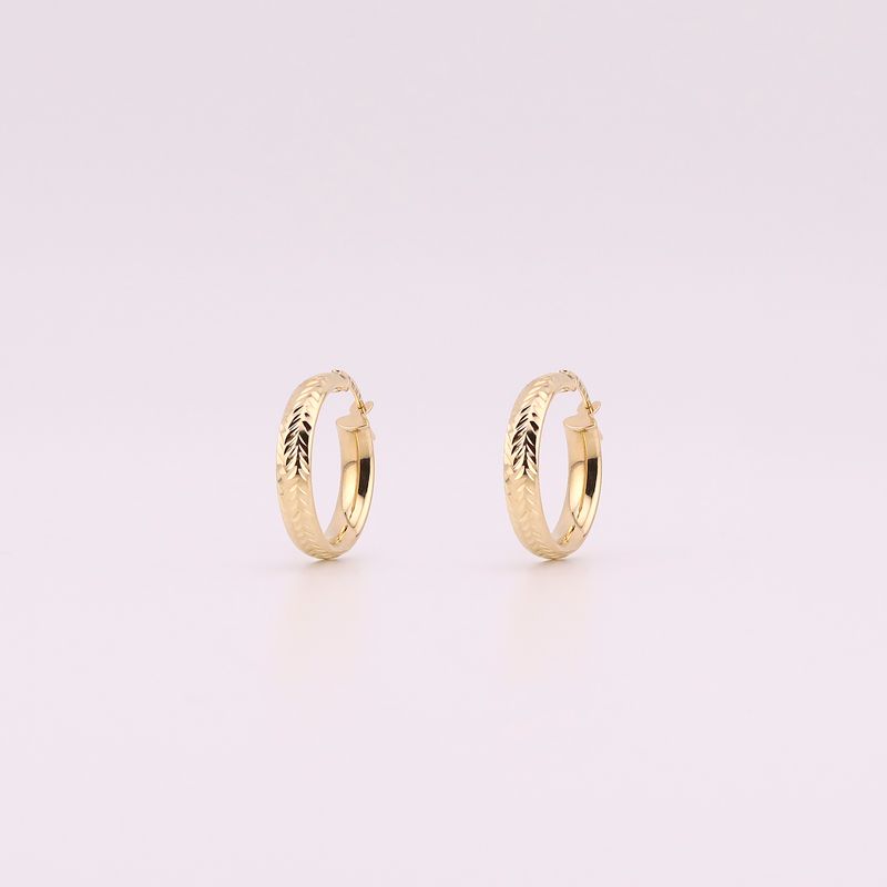 Arracada Diamantada 14k 1.9g