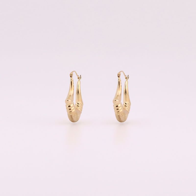 Arracadas Canasta 14k 2.5g