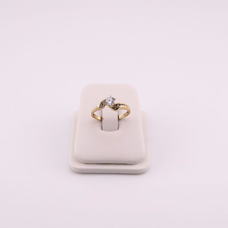 Anillo Solitario C/p 10k 1.9g #7