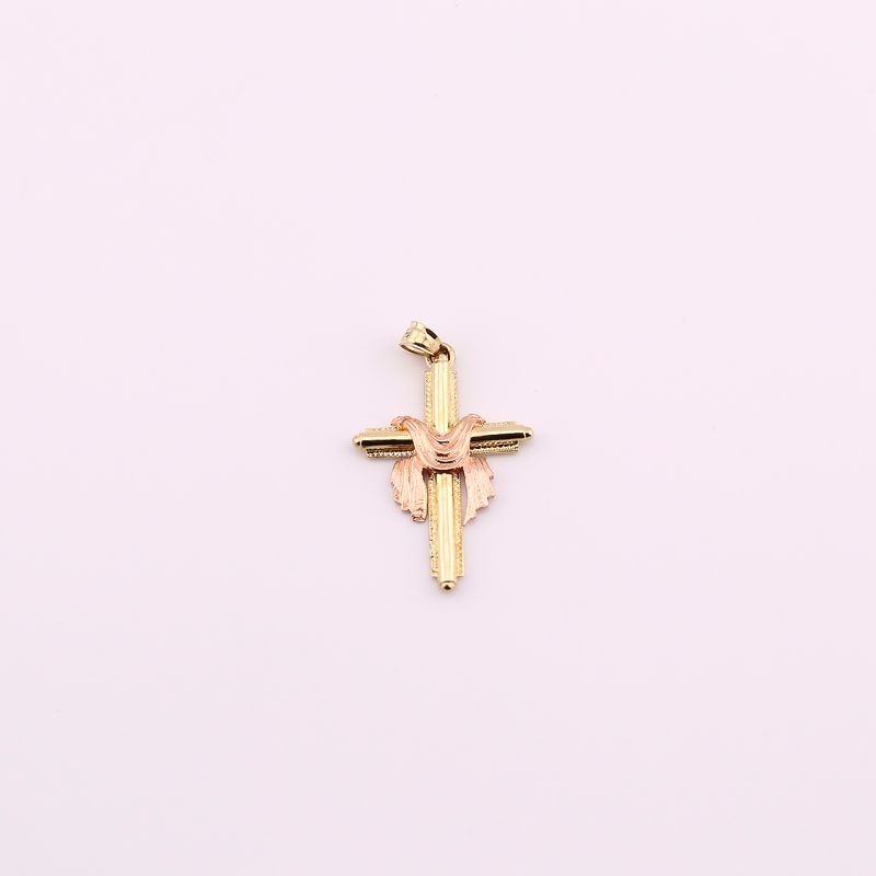 Dije Cruz Manto  14k 2.3g