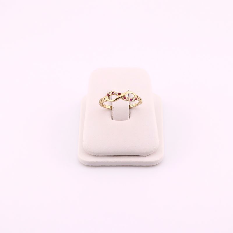 Anillo Infinito C/p 14k 1.1g #8.5