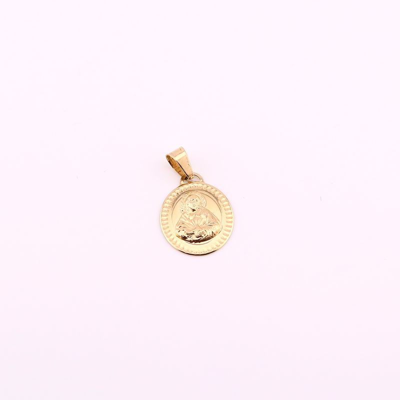 Dije Circ. Sagrado Corazon  14k 1.3g