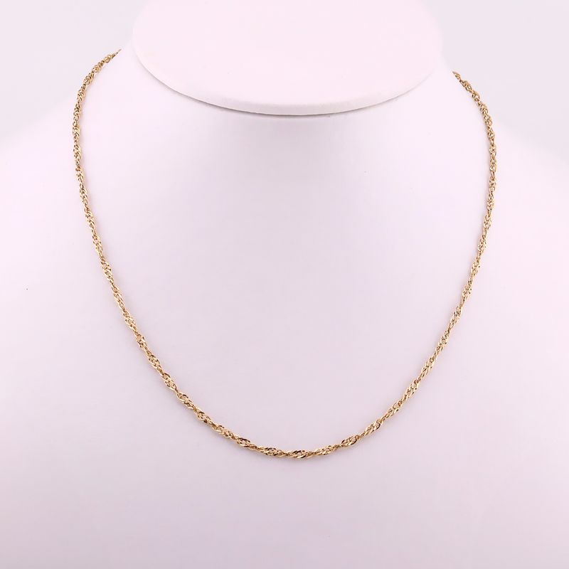 Cadena Torzal 14k 2.5g 65cm