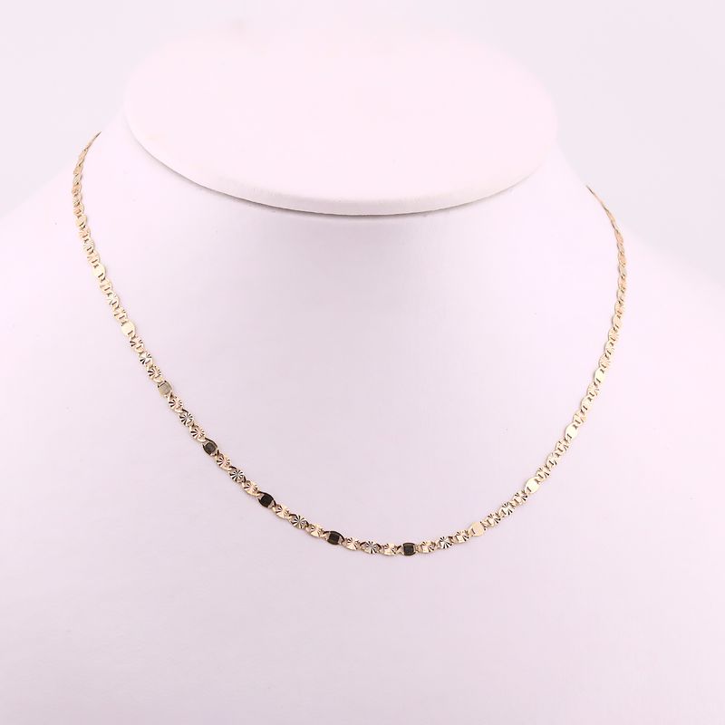 Cadena Mixta 14k 2.7g 50cm