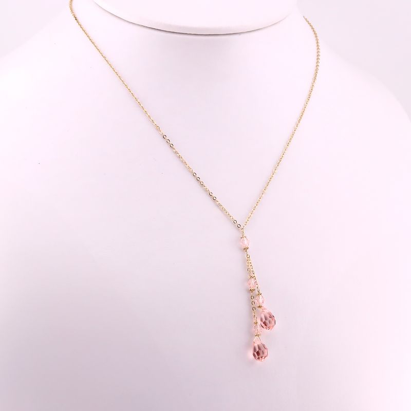 Gargantilla C/p Rosa 14k 2.6g