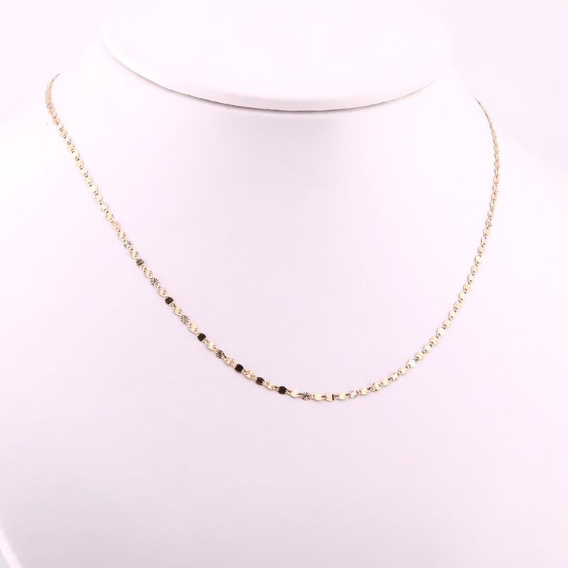 Cadena Mixta   14k 1.4g 50cm