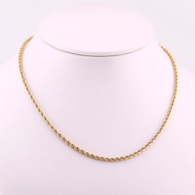 Cadena Torzal 14k 5g 60cm