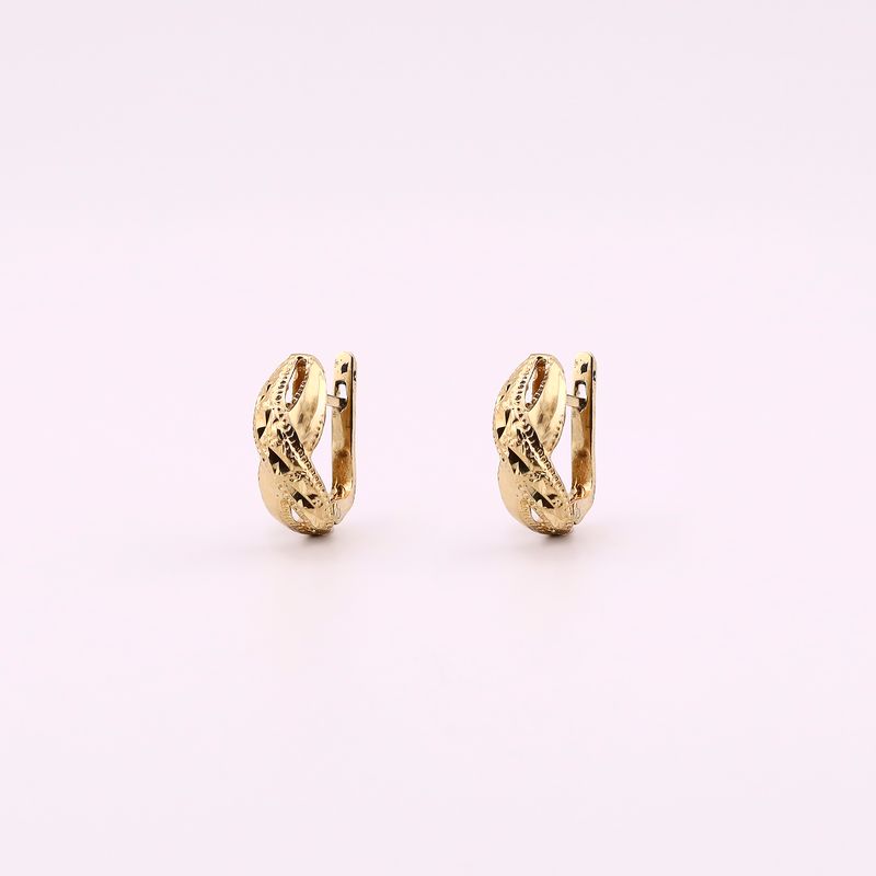 Aretes Infinito Relim. 14k 3.6g