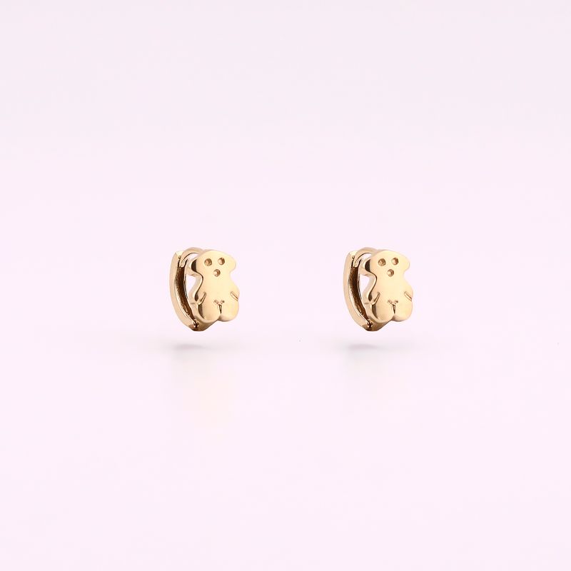Aretes Huggies Imit. Touse 14k 2.3g