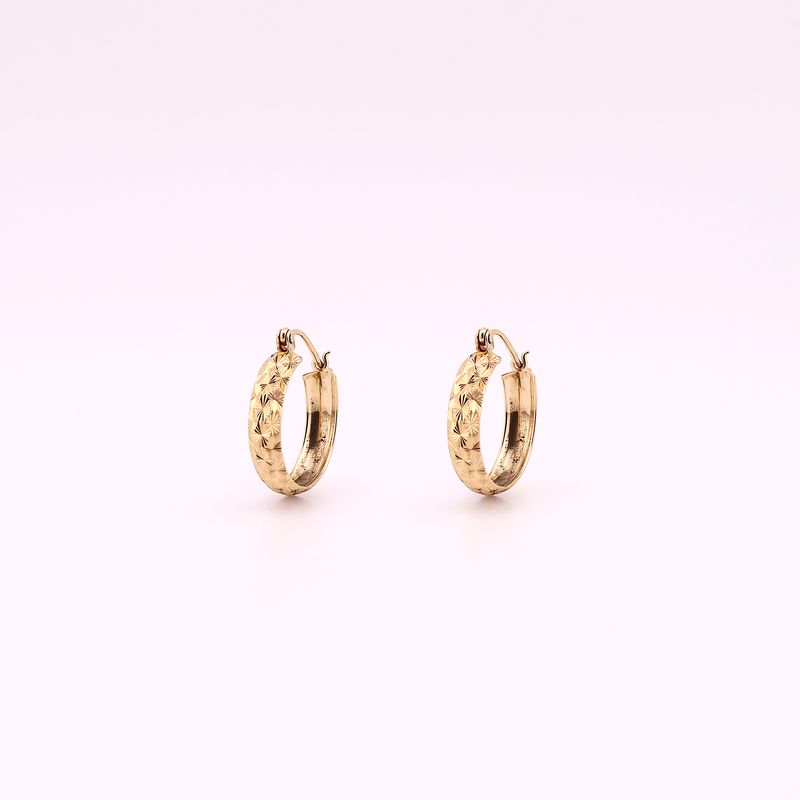 Arracadas Relimadas 14k 2.1g