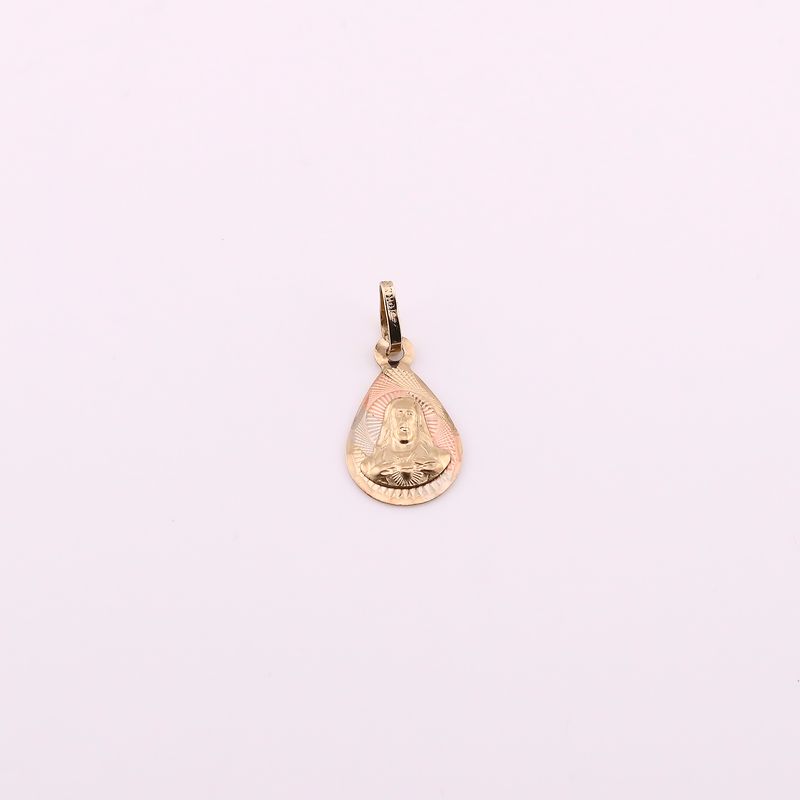 Dije Gota Sagrado Corazon  10k 0.7g