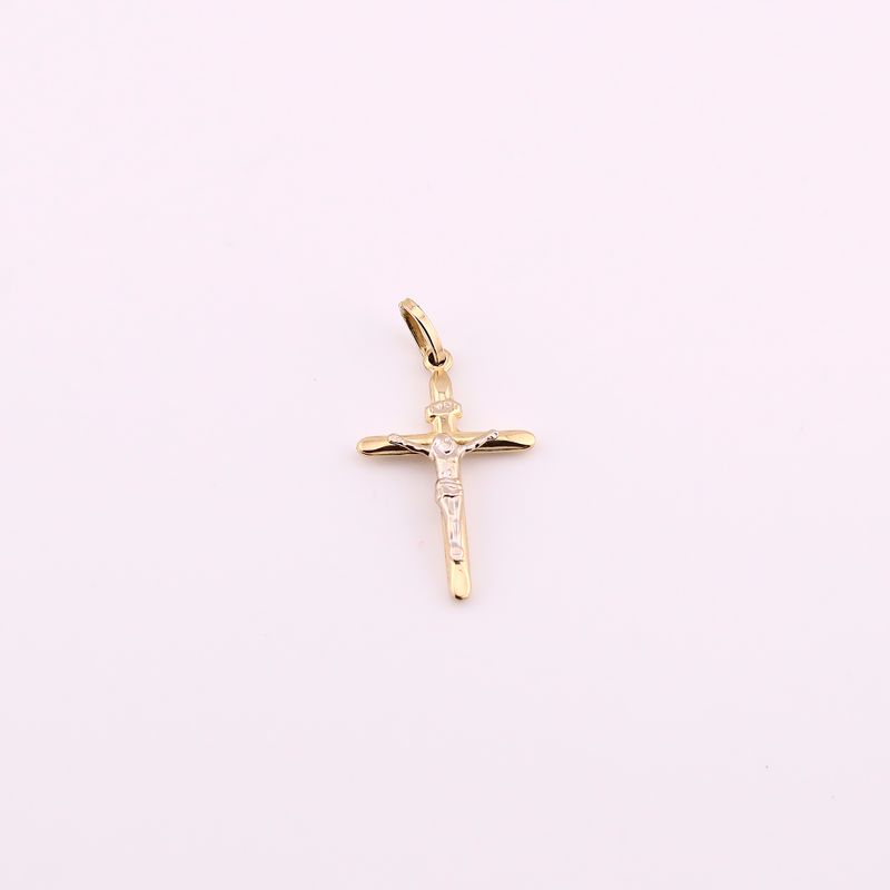 Dije Cruz Cristo  14k 1.1g