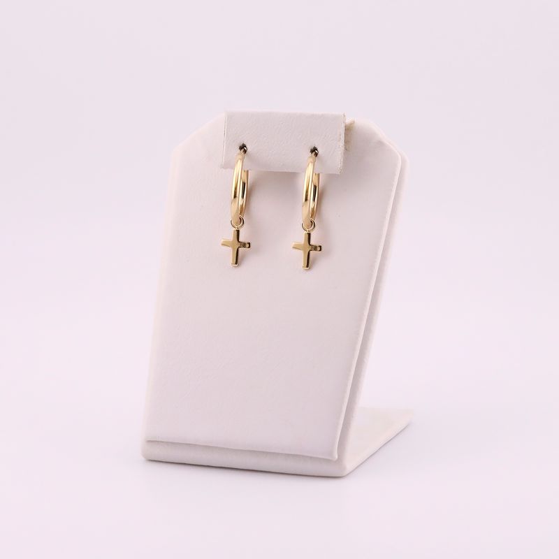 Arracadas Ch. Tubo Red. 14k 2.1g