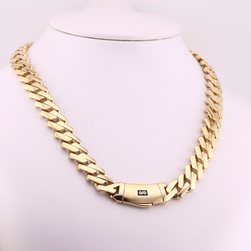 Cadena Tipo Monaco 14k 60.3g 60cm