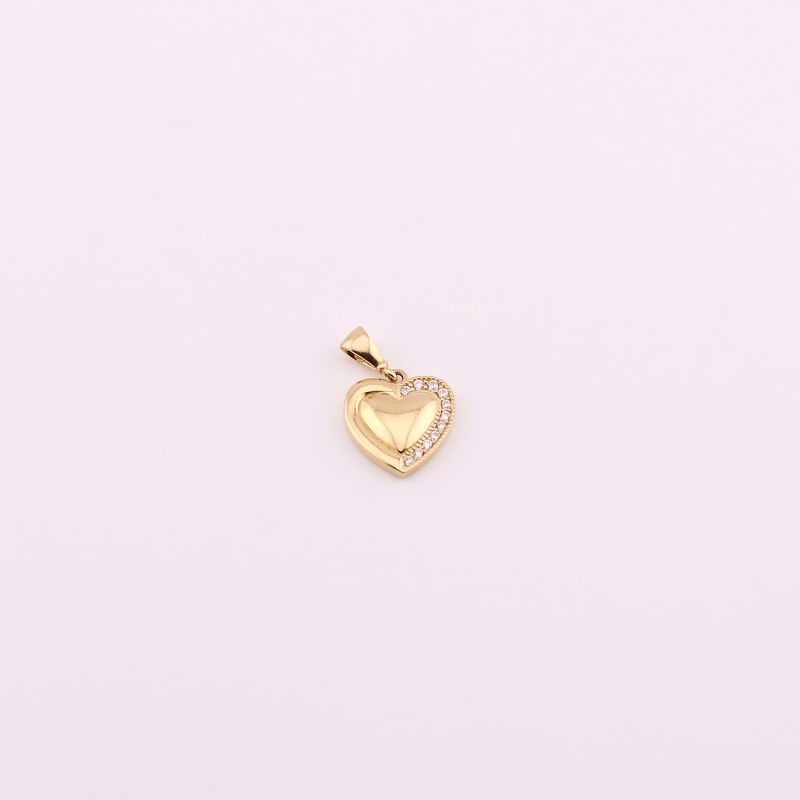 Dije Corazon Liso C/p 14k 1.2g