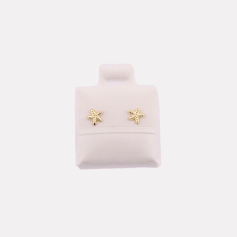 Broqueles Estrella De Mar 10k 0.1g