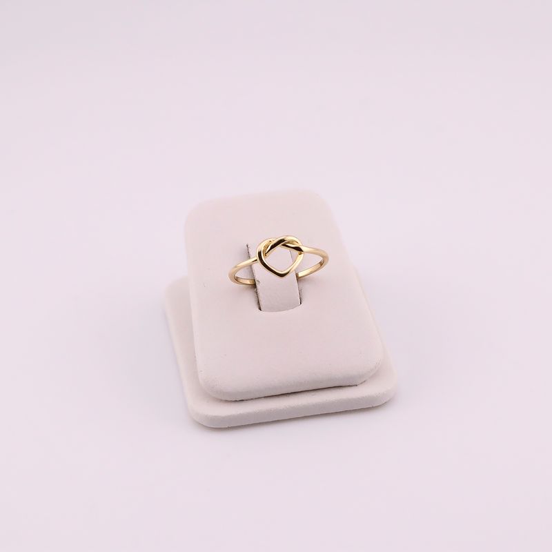 Anillo Nudo Liso 14k 1.3g #7