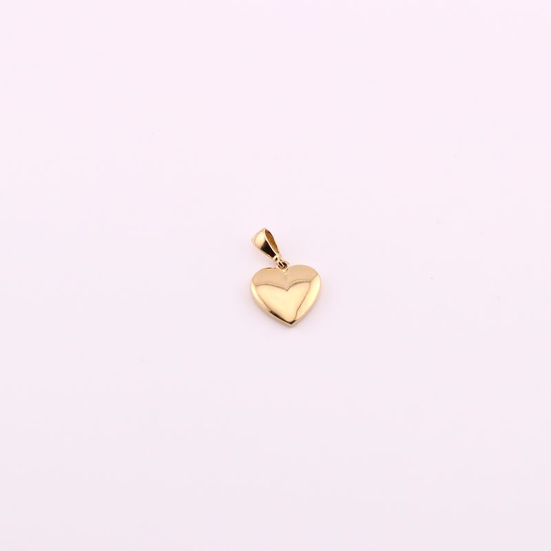 Dije Corazon Liso 14k 0.7g