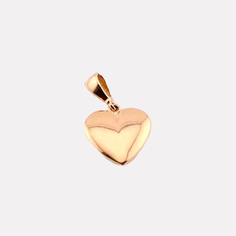 Dije Corazon Liso 14K 0.7g