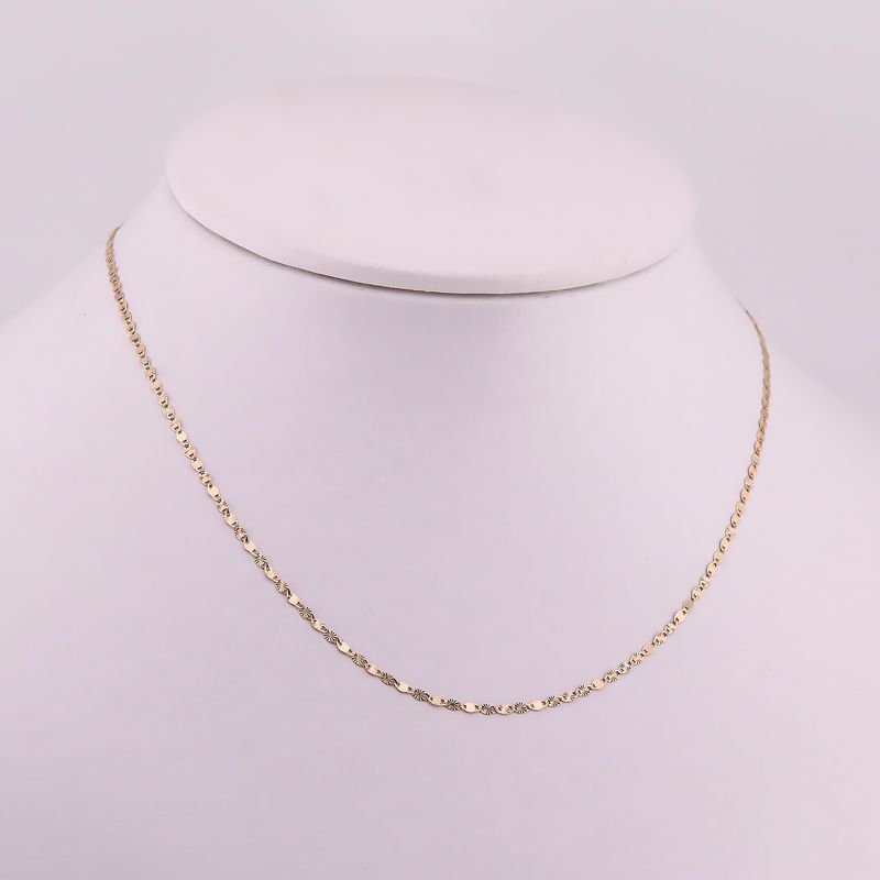 Cadena Mixta  14k 1.5g 50cm