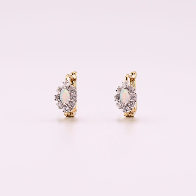 Aretes C/p Tornasol 14k 3.4g