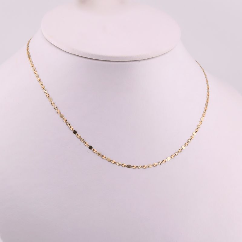 Cadena Mixta  Tns 14k 1.5g 45cm