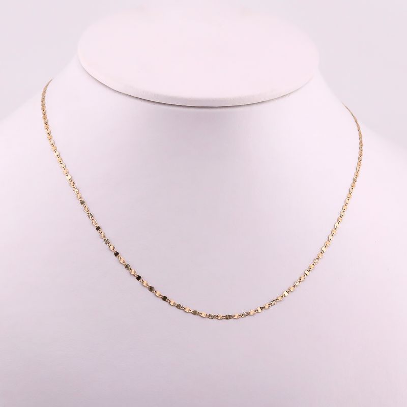Cadena Mixta 14k 1.4g 50cm