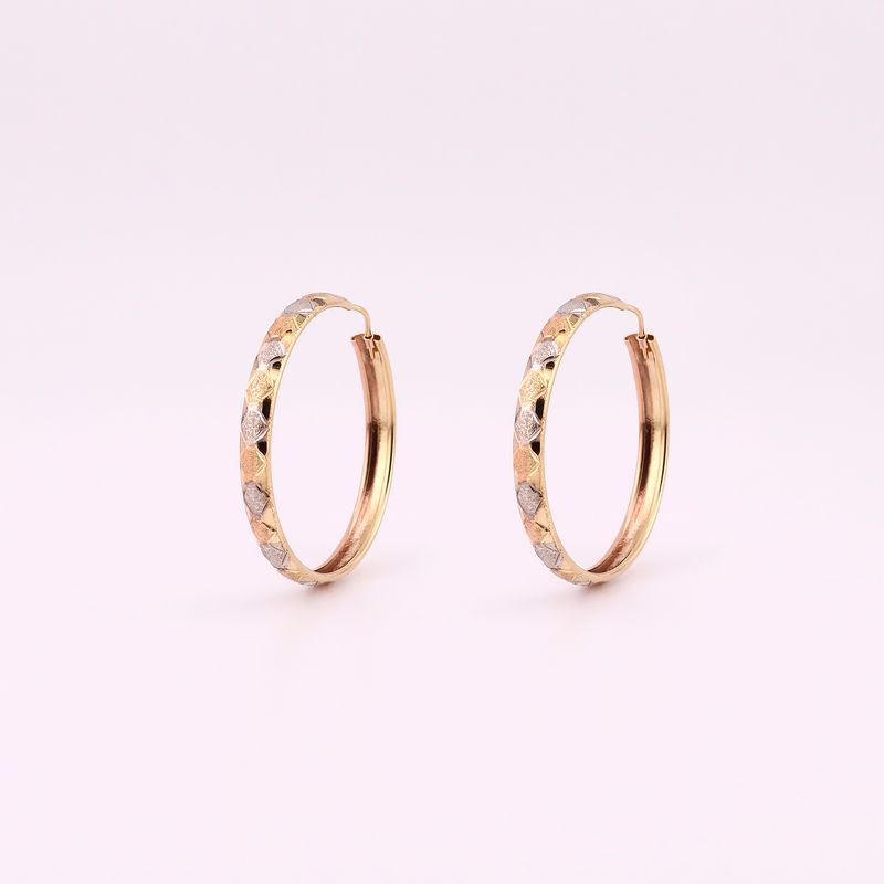 Arracadas Satin. 14k 4.8g
