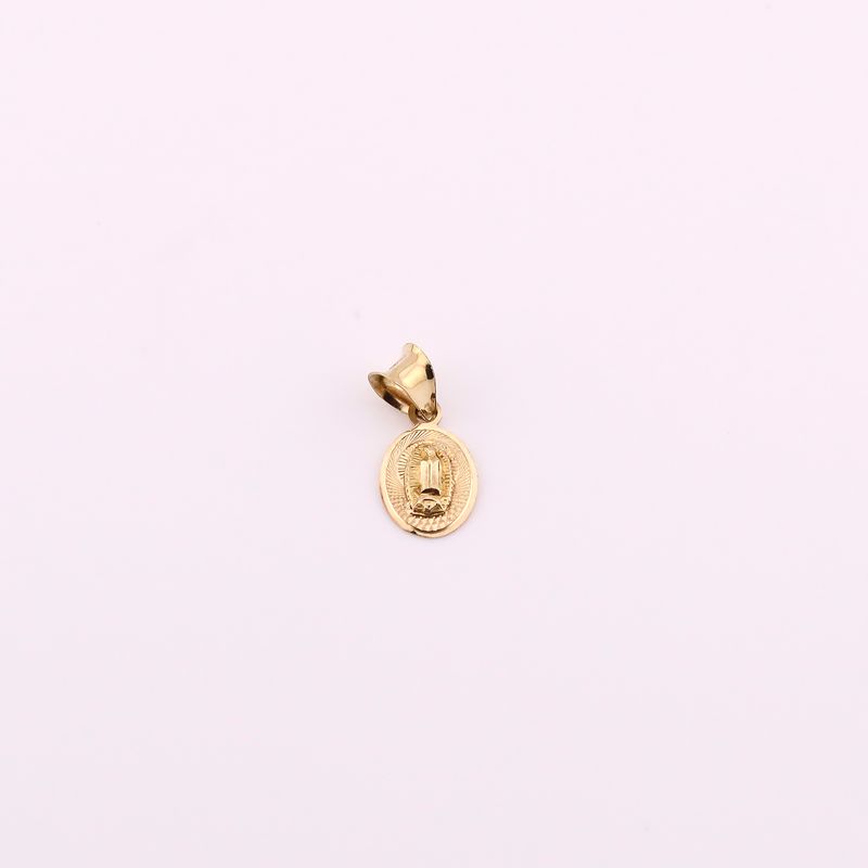 Dije Virgen Ovalo 10k 0.4g