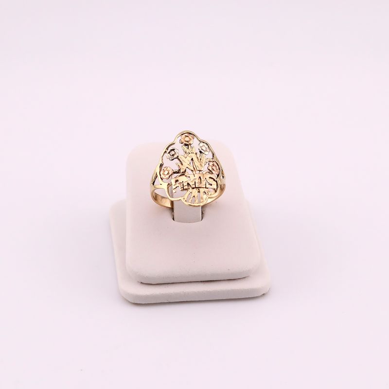 Anillo Xv Años 14k 2.9g #8