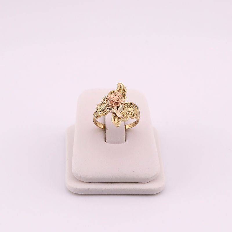 Anillo Rosa  14k 3.4g #7