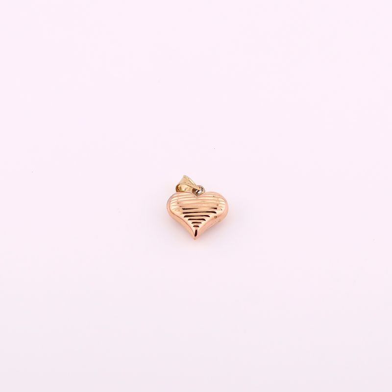 Dije Corazon Inflado 14k 1.5g