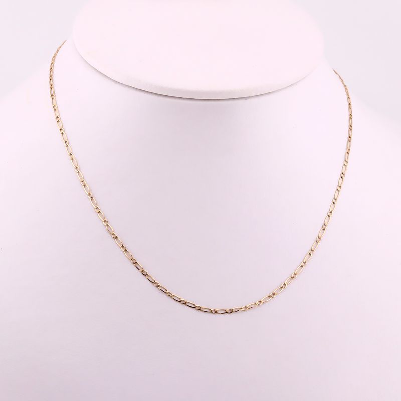 Cadena 1x1 14k  1.4g #40cm