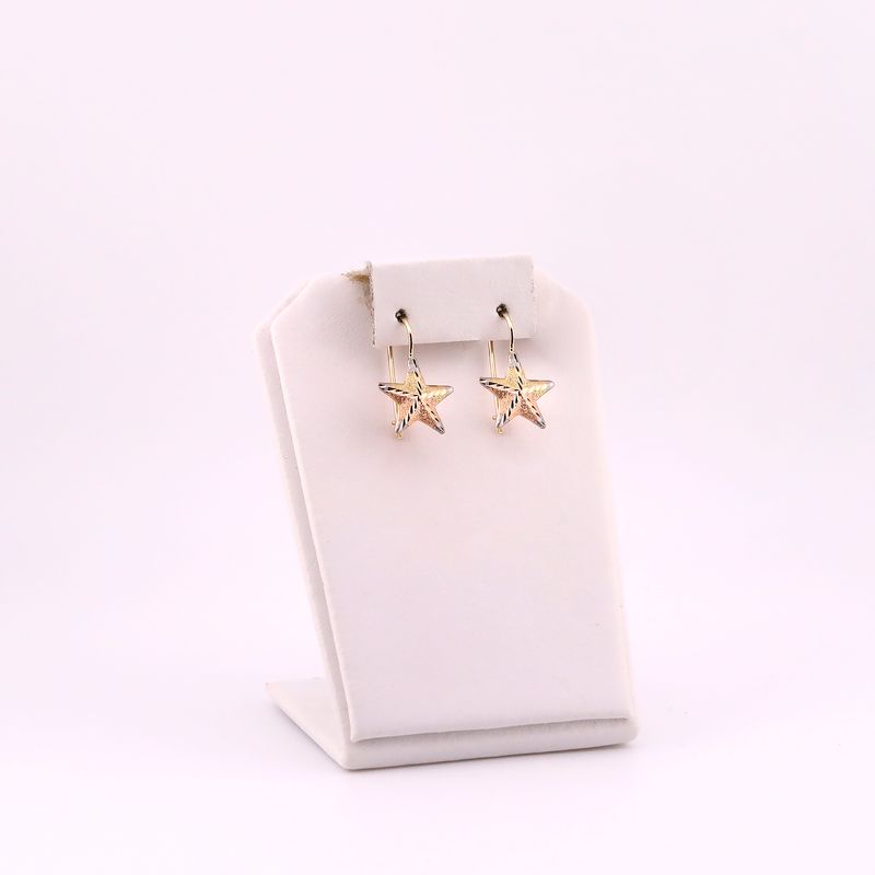 Aretes Estrella  14k 1.4g