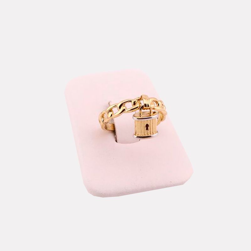 Anillo Candado 14K 3.8g #8