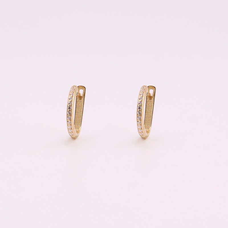 Aretes 1 Linea C/p 14k 2.6g