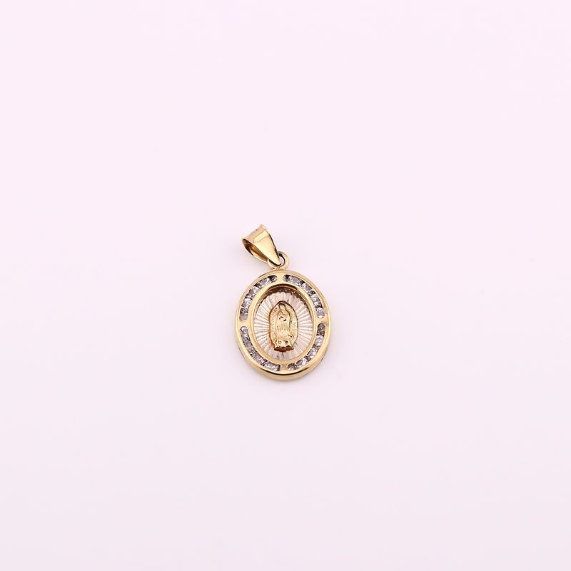 Dije Virgen Ovalo 10k 1.2g