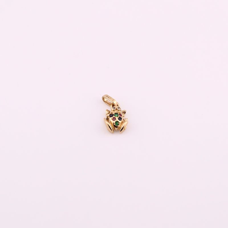 Dije Rana C/p Colores  14k 1.6g