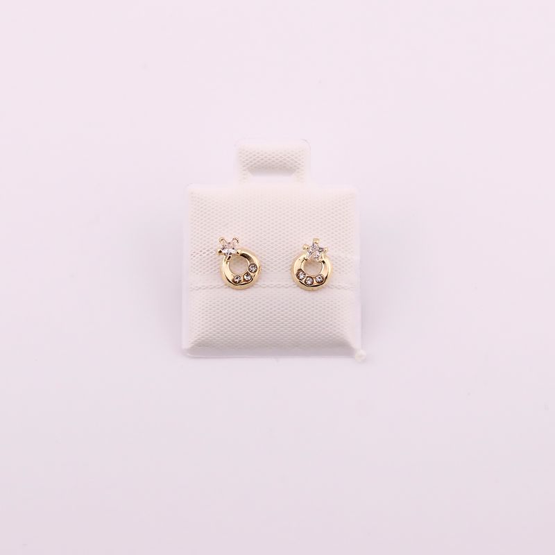 Broqueles Estrella C/coqueta 10k 0.3g