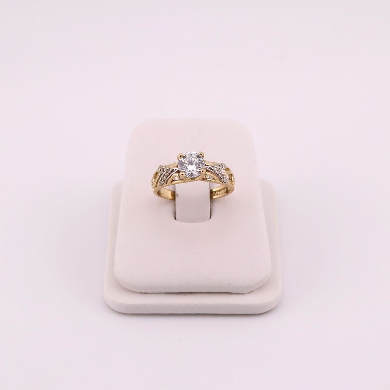 Anillo C/p Bca  14k 2.3g  #5.5