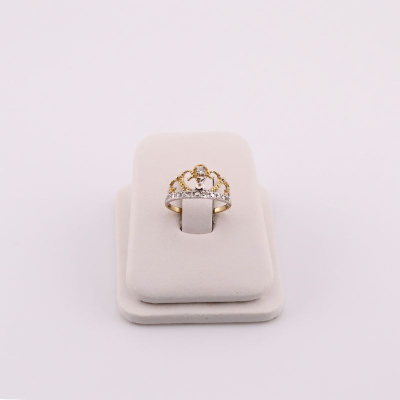 Anillo 3 Años C/p 14k 1g #3.5