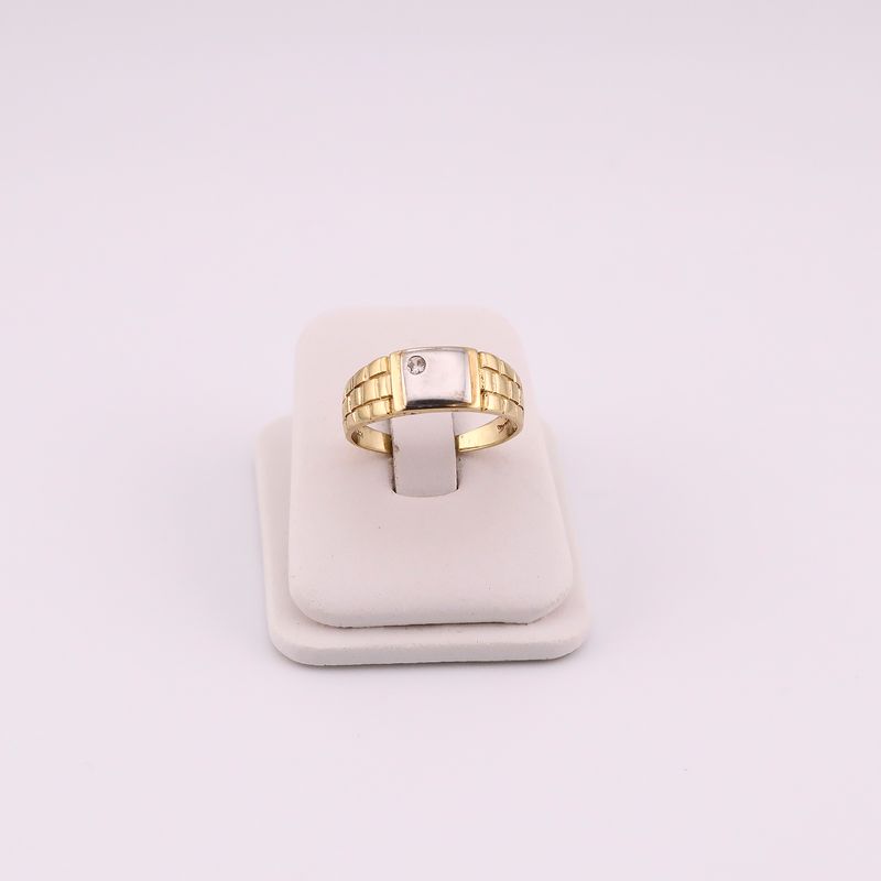 Anillo Tipo Sello C/p 14k 3.5g #11